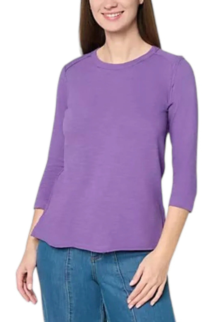 LOGO Principles by Lori Goldstein Women's Seam Top Moonlit Orchid - Regular